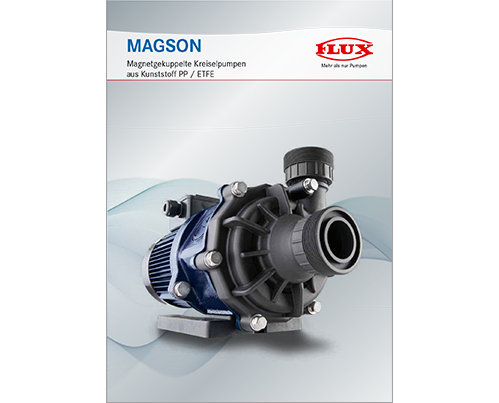 Odstředivá čerpadla s magnetickou spojkou Magson